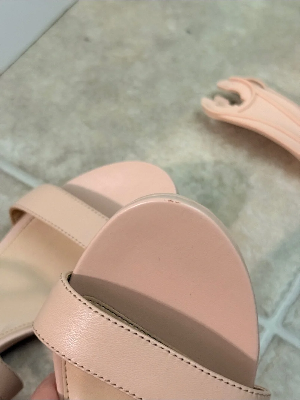 Pashion Footwear Convertible Heels Size 7.5 Sand Leather Sandals Flats